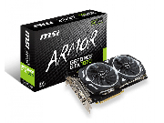 MSI PCI-E GTX 1080 Ti ARMOR 11G OC nVidia GeForce GTX 1080Ti 11264Mb 352bit GDDR5X
