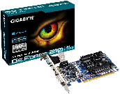Gigabyte PCI-E GV-N210D3-1GI nVidia GeForce 210 1024Mb 64bit DDR3