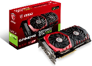 MSI PCI-E GTX 1080 GAMING 8G nVidia GeForce GTX 1080 8192Mb 256bit GDDR5X